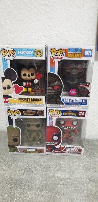 Funko - Funko Pop Marvel Disney Gorilla Flocked Spezial