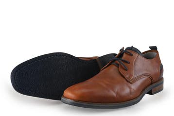 Van Lier Veterschoenen in maat 44 Cognac, Overige kleuren, Verzenden, Van Lier, Zo goed als nieuw