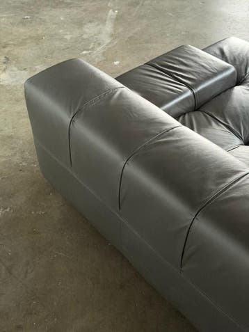 BB Italia Tufty Time Bank | Elementen | Leder, 250 tot 300 cm, Hoekbank, Ophalen of Verzenden, Zo goed als nieuw