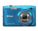 Nikon Coolpix S3100 Digitale Compact Camera - Blauw, Verzenden, Zo goed als nieuw
