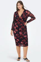 ONLY ECO jurk v-hals rozen print lm Maat:, Verzenden, Nieuw, Overige kleuren