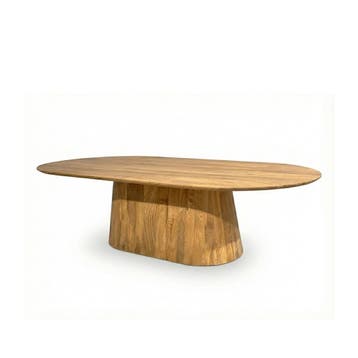 Salontafel Lucas 130x70cm mango naturel, Huis en Inrichting, Tafels | Salontafels, Ophalen of Verzenden, Nieuw