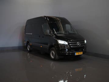 Zakelijke Lease |  Mercedes-Benz Sprinter 317 CDI Aut. L2H2, Automaat, Stof, Gebruikt, Zwart