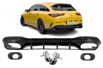 Diffuser | geschikt voor Mercedes-Benz | CLA-klasse Coupé 19, Verzenden, Nieuw, Mercedes-Benz