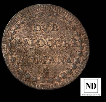 Vaticaan. Pio VI. 2 baiocco sf - Estados Vaticanos (Zonder
