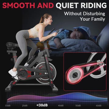 Hometrainer met Vliegwiel (10kg), LCD Display en Stille Werk, Verzenden, Nieuw