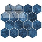 Zelfklevende Mozaïek Tegel - Afimera Blue Marble Hexagon -, Ophalen of Verzenden, Nieuw