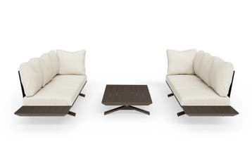 Suns Stockholm loungeset Ibiza style met bronze frame en, Ophalen of Verzenden, Nieuw