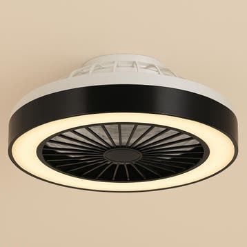 LED Plafondventilator Elva | Ø490mm | 36 Watt | Zwart, Witgoed en Apparatuur, Ophalen of Verzenden, Nieuw, Plafondventilator