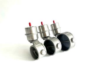 Vacuüm rvs uitlaatklep set - cut out of bypass - UPP Exhaust, Ophalen of Verzenden, Nieuw