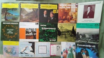 Mendelssohn - 12x LP; 3x 10 and 1x 7 German composer,, Nieuw in verpakking
