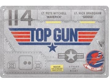 Top gun reclamebord, Verzamelen, Ophalen of Verzenden, Nieuw