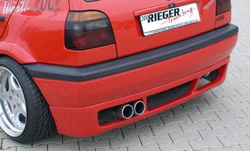 Rieger achteraanzetstuk | Golf 3: 08.91-09.97 - 3-drs., 5-dr, Verzenden, Nieuw, Volkswagen