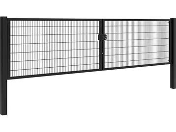 Dubbele tuinpoort | Professional | 600 cm breed, 1 tot 2 meter, Nieuw, IJzer, Minder dan 3 meter