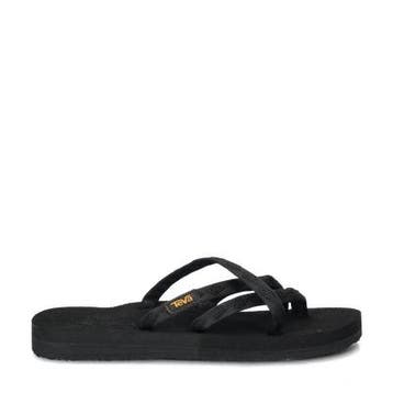 Teva Olowahu slippers voor dames in het Zwart, Slippers, Verzenden, Zwart, Nieuw
