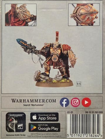 Adeptus Custodes Shield-Captain (Warhammer nieuw), Hobby en Vrije tijd, Wargaming, Ophalen of Verzenden, Nieuw