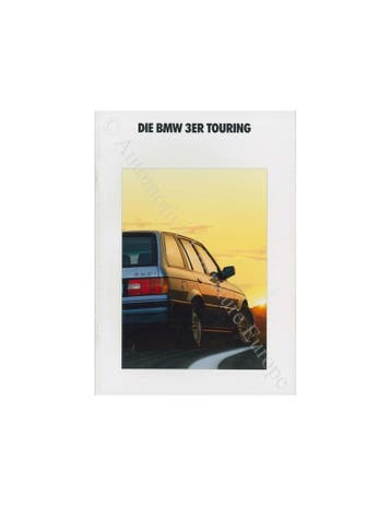 1991 BMW 3 SERIE TOURING BROCHURE DUITS, Nieuw, BMW, Author