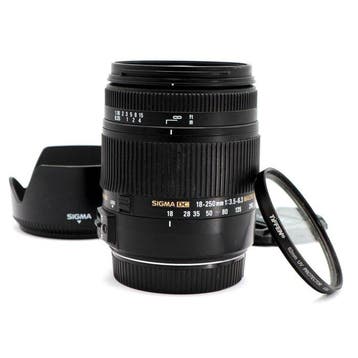 Sigma 18-250mm F/3.5-6.3 DC MACRO OS HSM voor Canon Zoomlens, Nieuw