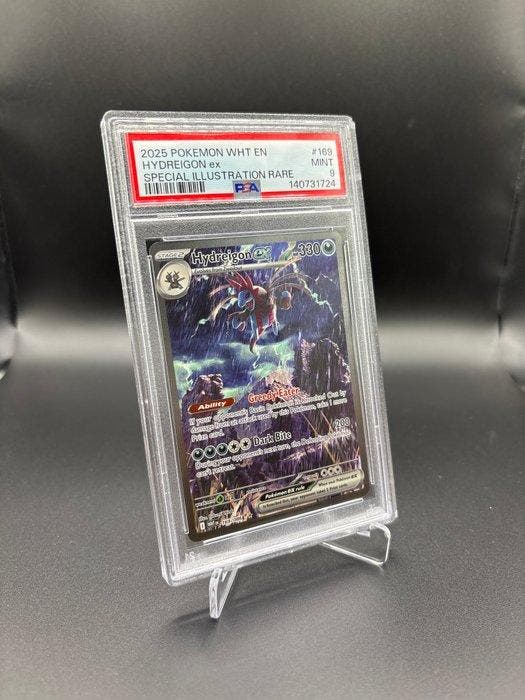 Pokémon - 1 Graded card - Hydreigon ex 169 Alternate art -, Hobby en Vrije tijd, Verzamelkaartspellen | Pokémon