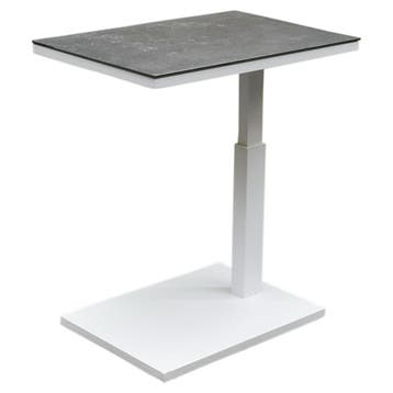 Tracy bijzettafel 60x40xH46-67 cm in hoogte verstelbaar wit, Ophalen of Verzenden, Nieuw