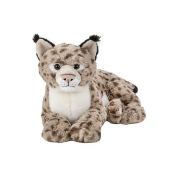 Nature Planet lynx knuffel - pluche - 39 cm - wilde dieren, Kinderen en Baby's, Speelgoed | Knuffels en Pluche, Verzenden, Nieuw