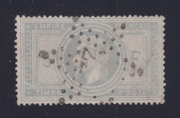 Frankrijk 1869 - Empire Lauré, Nr. 33, oblitéré étoile 22,, Gestempeld