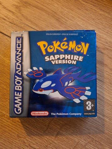 Nintendo - Gameboy Advance - Pokémon Sapphire Version (PAL), Spelcomputers en Games, Nieuw