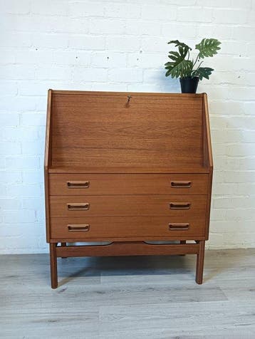 Dyrlund - Secrétaire - Teak, Hout, Antiek en Kunst