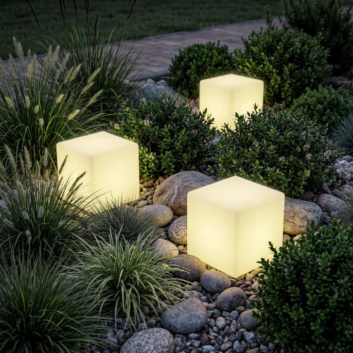 Lichtkubus Luminous Cube, LED, met afstandsbediening, Hobby en Vrije tijd, Modelbouw | Vliegtuigen en Helikopters, Verzenden