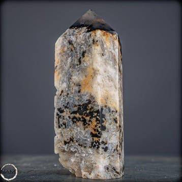 Natuurlijke agaat chalcedoon obelisk kristal, zeer