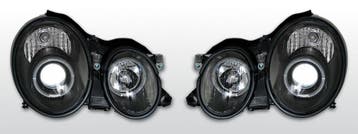 Koplampen Angel Eyes | Mercedes W208 CLK 1997-2002 | zwart, Verzenden, Nieuw