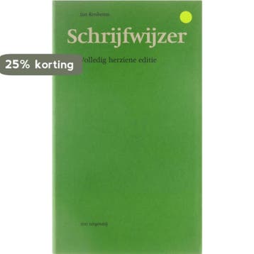 SCHRIJFWIJZER - Jan Renkema 9789012063135, Boeken, Verzenden, Gelezen, Jan Renkema