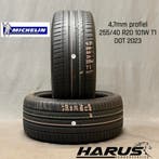 255/40/20 101W T1 Michelin zomerbanden 4,7mm profiel 2X, Auto-onderdelen, Gebruikt, 255 mm, Ophalen of Verzenden, Band(en)