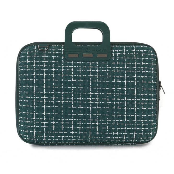 Bombata Tweed 15 inch Nylon Laptoptas - 15,6 inch - Groen, Computers en Software, Laptoptassen, Nieuw, Verzenden