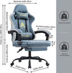 Ergonomische Bureaustoel -  Office Chair - Gamestoel - Volwa, Verzenden, Zo goed als nieuw
