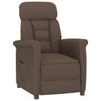 vidaXL Fauteuil Bruin Microvezel, Verzenden, Nieuw