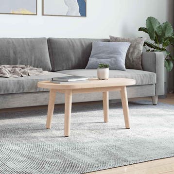 vidaXL Tafelblad 60x30x2,5 cm massief grenenhout ovaal, Verzenden, Nieuw