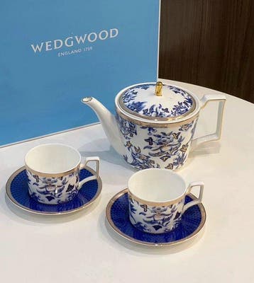 Wedgwood - Koffie- en theeservies (5) - Hibiscus Collection