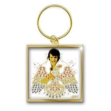 Elvis Presley American Eagle Sleutelhanger off. merchandise, Ophalen of Verzenden, Nieuw, Gebruiksvoorwerp