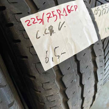 2 x Continental 225-75-16 C Zomerbanden 6,5mm, 16 inch, Ophalen of Verzenden, Band(en), Bestelwagen