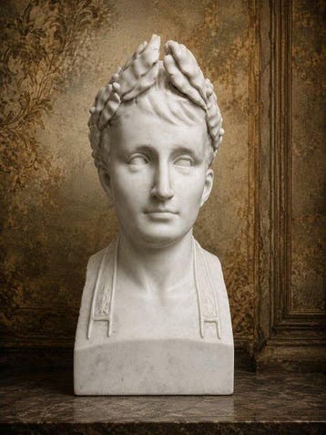 Buste, Napoleon - 59 cm - Marmer