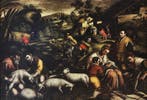 Jacopo Bassano (1515-1592), Navolger van - La Sagra della, Antiek en Kunst