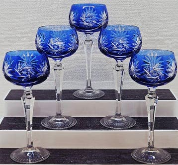 |- (5) x *Elegantes Nachtmann Bleikristallwgläser Set