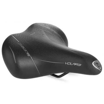 Zadel Selle Bassano Volare BigCity XXL - Zwart, Verzenden, Nieuw
