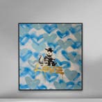 FreeSpeech (XX) - BLUE LOVE RAT - XL - Banksy Street Art