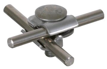 Dehn MMV Klem Roestvrij Staal Voor Staaf 6-8MM Met, Verzenden, Nieuw, Overige typen