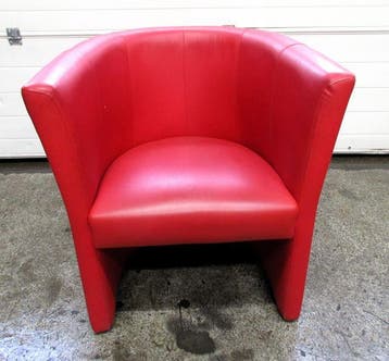 Fauteuil, Stoel, Bank, 70cm, rood