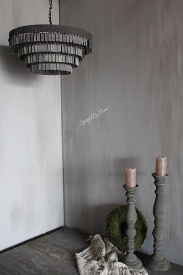 Metalen hanglamp Dhari round stripes 46 cm, Ophalen of Verzenden, Nieuw