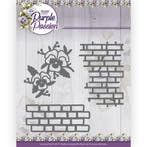 Dies - Precious Marieke - Purple Passion -Wall with Pansies, Verzenden, Nieuw, Overige thema's, Pons of Mal