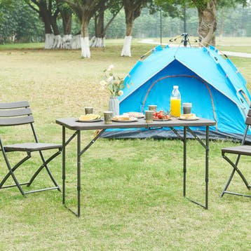 Tuintafel Adelfia klaptafel verstelbaar 120x60x54/74/90 cm h, Verzenden, Nieuw